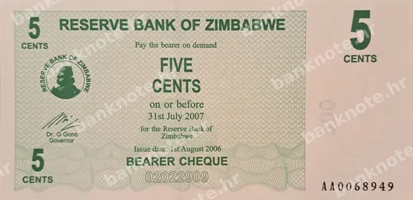 5 Cents, 1.8.2006