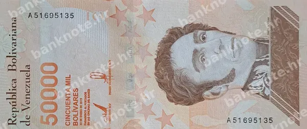 50000 Bolivares, 22.1.2019 (2020)