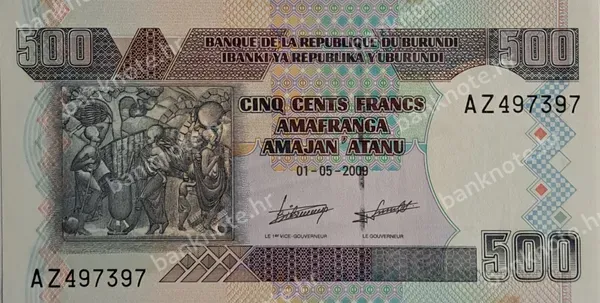 500 Francs, 1.5.2009