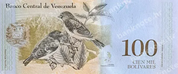 100000 Bolivares, Venezuela, 13.12.2017