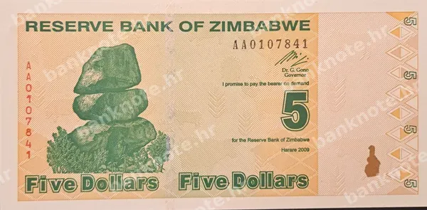 5 Dollars, 2009