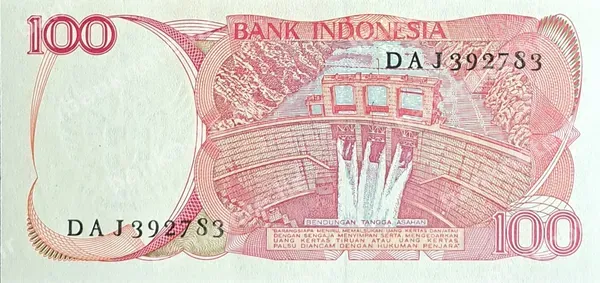 100 Rupiah, Indonezija, 1984