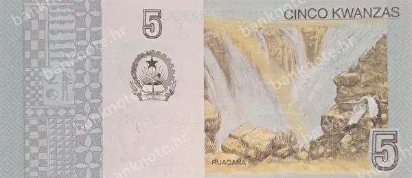 5 Kwanzas, Angola, 10.2012