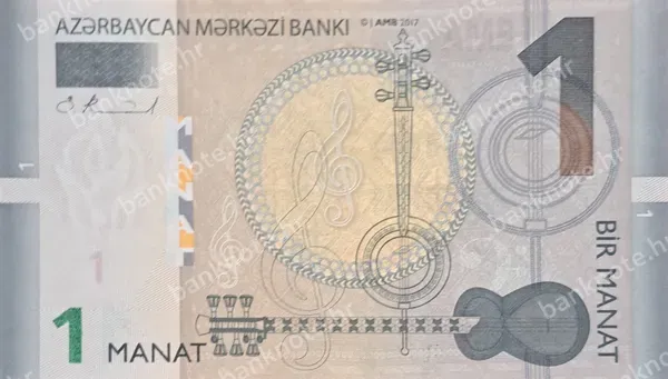 1 Manat, 2017