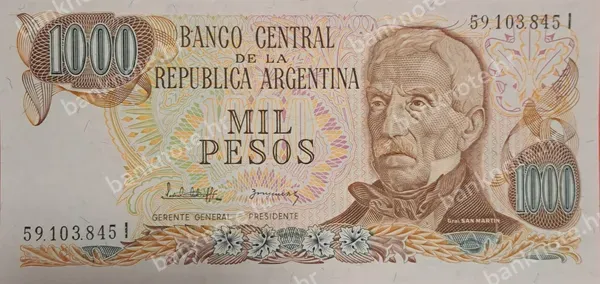 1000 Pesos, ND (1982-1983)