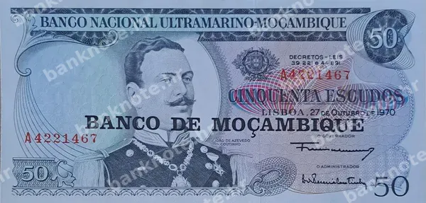 50 Escudos, 27.10.1970 (1976)