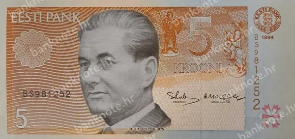5 Krooni, 1994