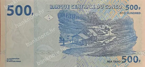 500 Francs, Demokratska Republika Kongo, 2002/2013