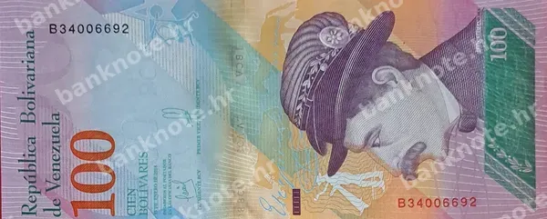 100 Bolivares, 15.1.2018