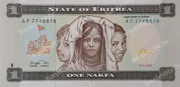 1 Nakfa, 24.5.1997