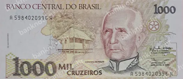 1000 Cruzeiros, ND (1990-1991)