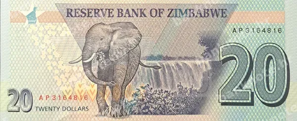 20 Dollars, Zimbabve, 2020