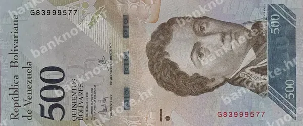 500 Bolivares, 2017
