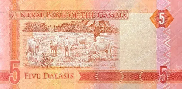 5 Dalasis, Gambija, ND (2015)