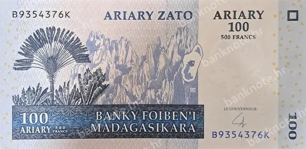 100 Ariary, 2004