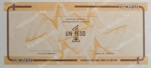 1 Peso, Kuba, 1985