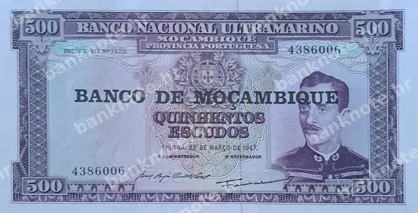 500 Escudos, 22.03.1967 (1976)