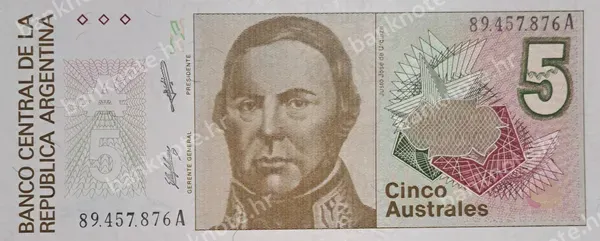 5 Australes, ND (1986-1989)