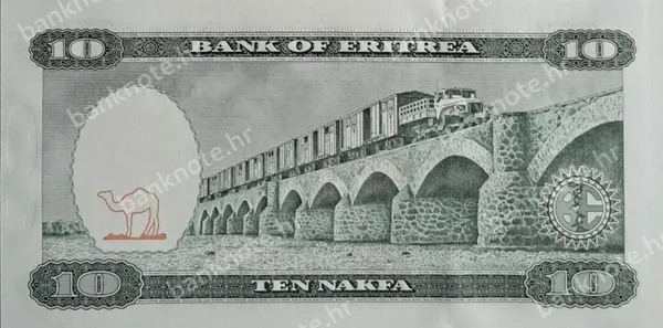 10 Nakfa, Eritreja, 24.5.1997