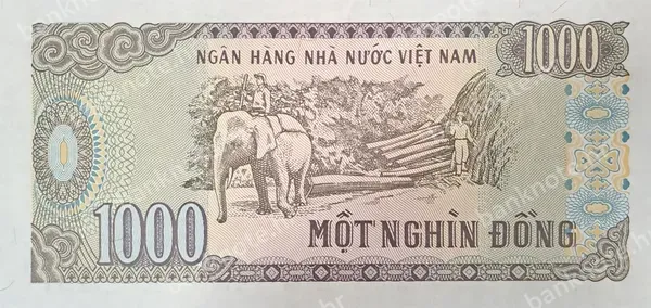 1000 Ðồng, Vijetnam, 1988