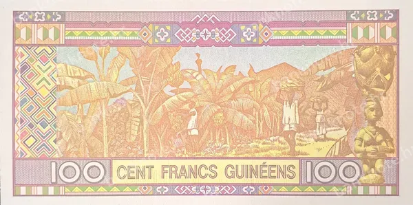 100 Francs, Gvineja, 2015