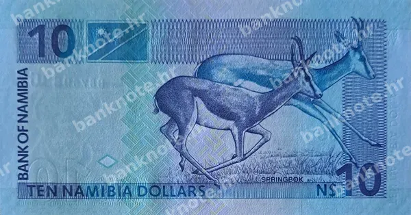 10 Dollars, Namibija, 1996
