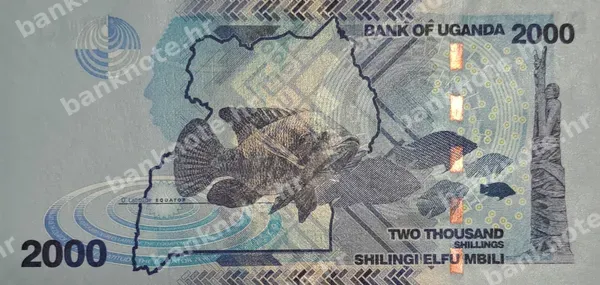 2000 Shillings, Uganda, 2010/2022