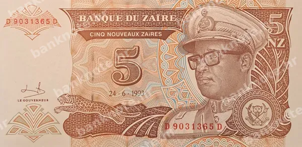 5 Nouveaux Zaïres, 24.6.1993