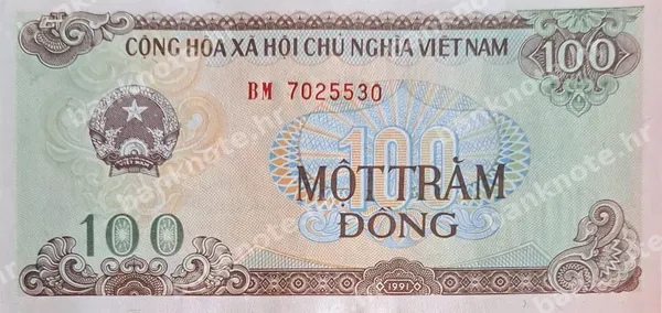 100 Ðồng, 1991