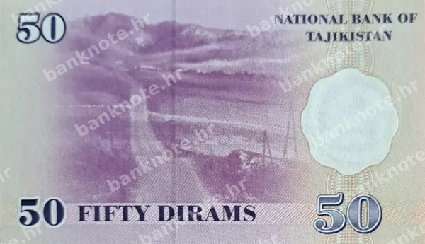 50 Diram, Tadžikistan, 1999