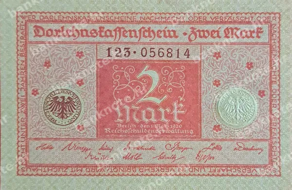 2 Mark, 1.3.1920