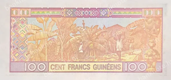 100 Francs, Gvineja, 1998/2012