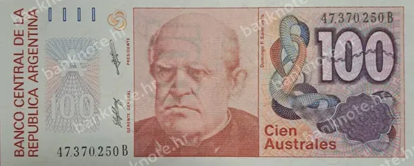 100 Australes, ND (1985-1990)