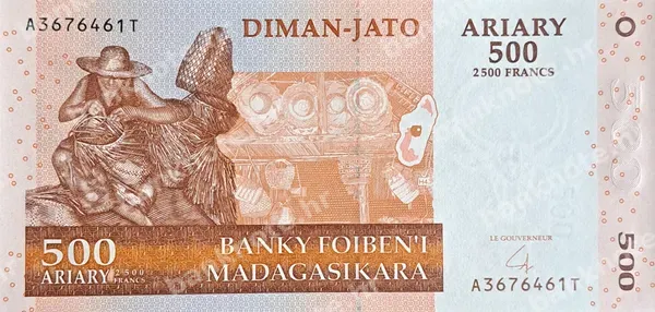 500 Ariary, 2004
