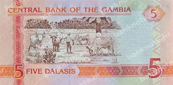 5 Dalasis, Gambija, ND (2014)