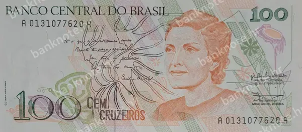 100 Cruzeiros, ND (1990-1991)