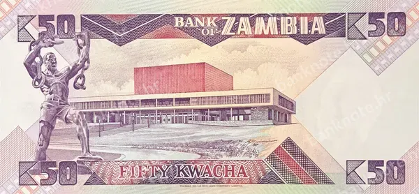 50 Kwacha, Zambija, ND (1986-1987)