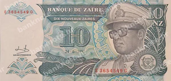 10 Nouveaux Zaïres, 24.6.1993