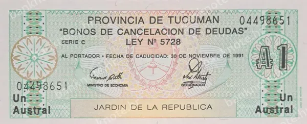 1 Austral, D.1988