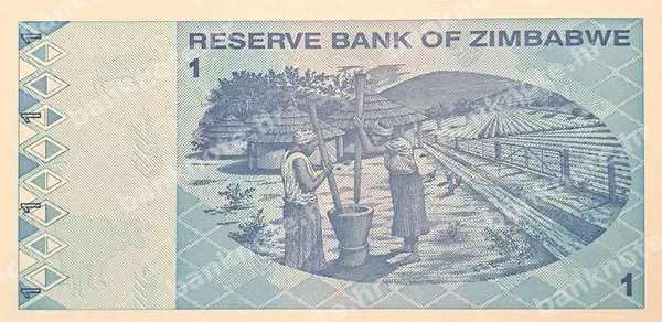 1 Dollar, Zimbabve, 2009