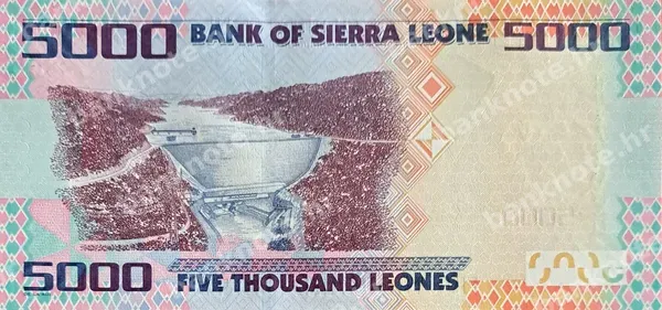 5000 Leones, Sijera Leone, 2010/2021
