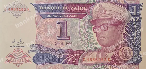 1 Nouveaux Zaïre, 24.6.1993