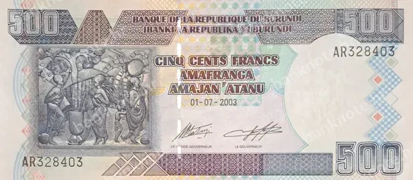 500 Francs, 1.7.2003