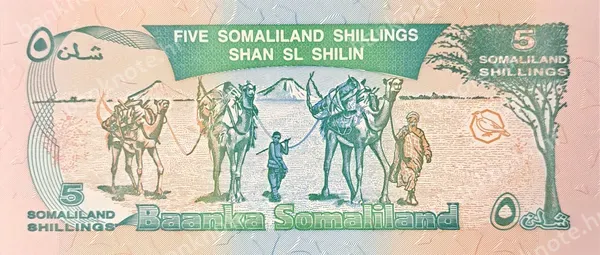 5 Somaliland Shillings, Somaliland, 1994