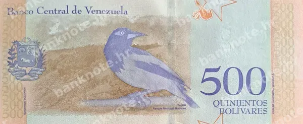 500 Bolivares, Venezuela, 15.1.2018 (2019)