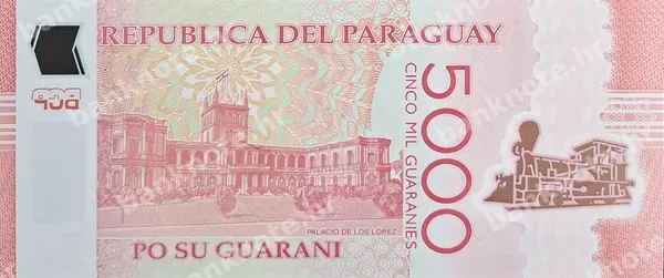 5000 Guaranies, Paragvaj, 2017/2022