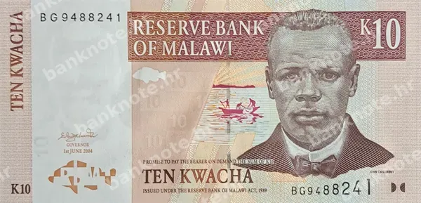 10 Kwacha, 1.6.2004