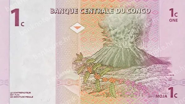 1 Centime, Demokratska Republika Kongo, 1.11.1997
