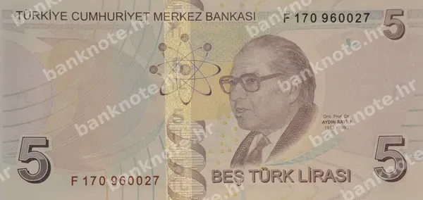 5 Türk Lirası, Turska, 2009 (2021)