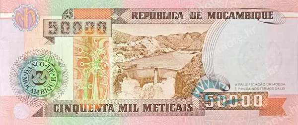 50000 Meticais, 16.6.1993